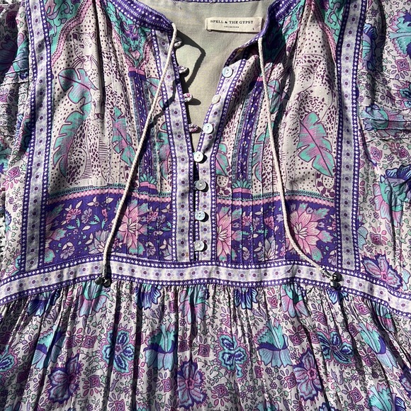 Spell Poinciana Dress in Lilac - Picture 7 of 12